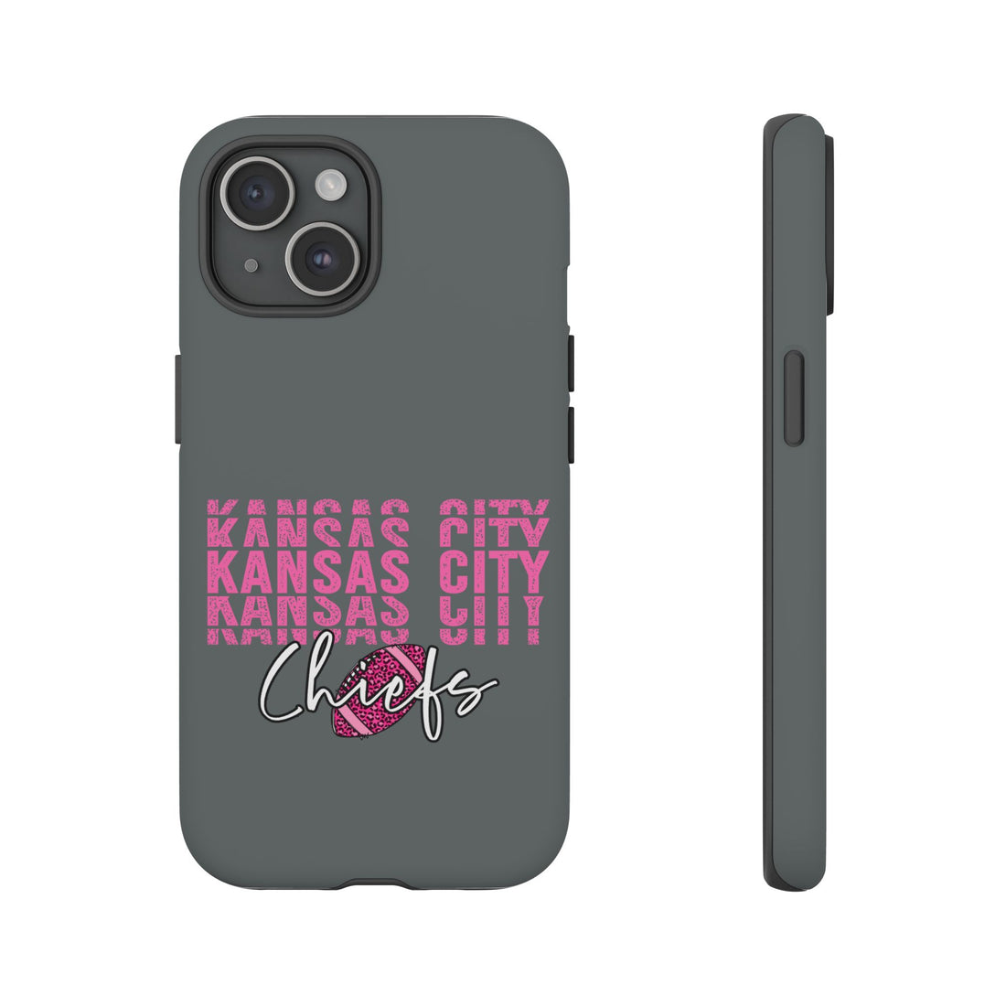 KC Football Pink Tough Cases