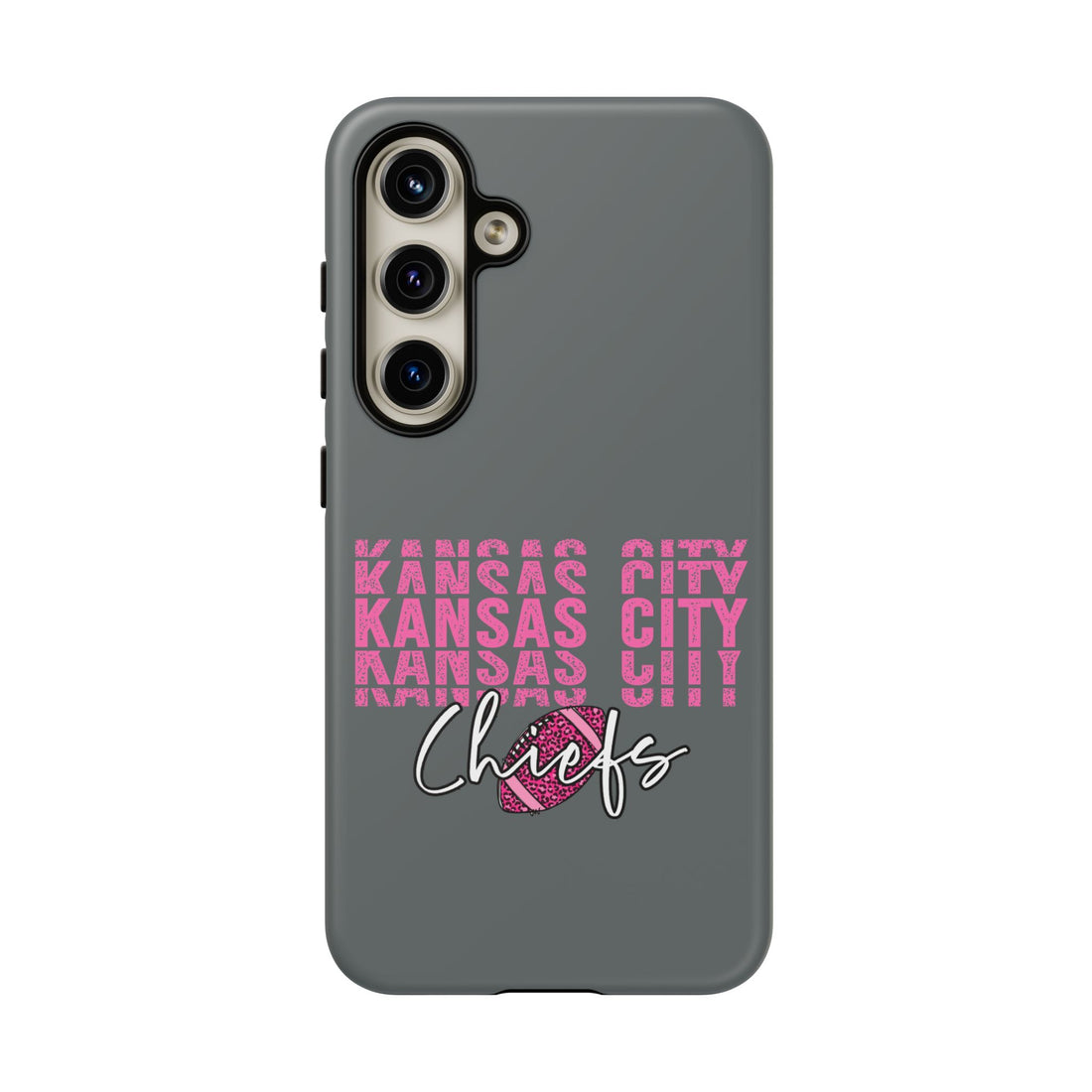 KC Football Pink Tough Cases