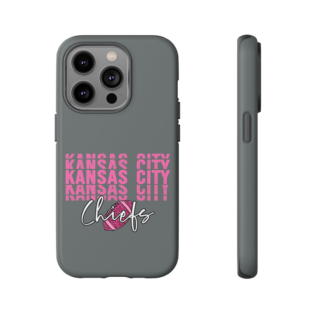 KC Football Pink Tough Cases