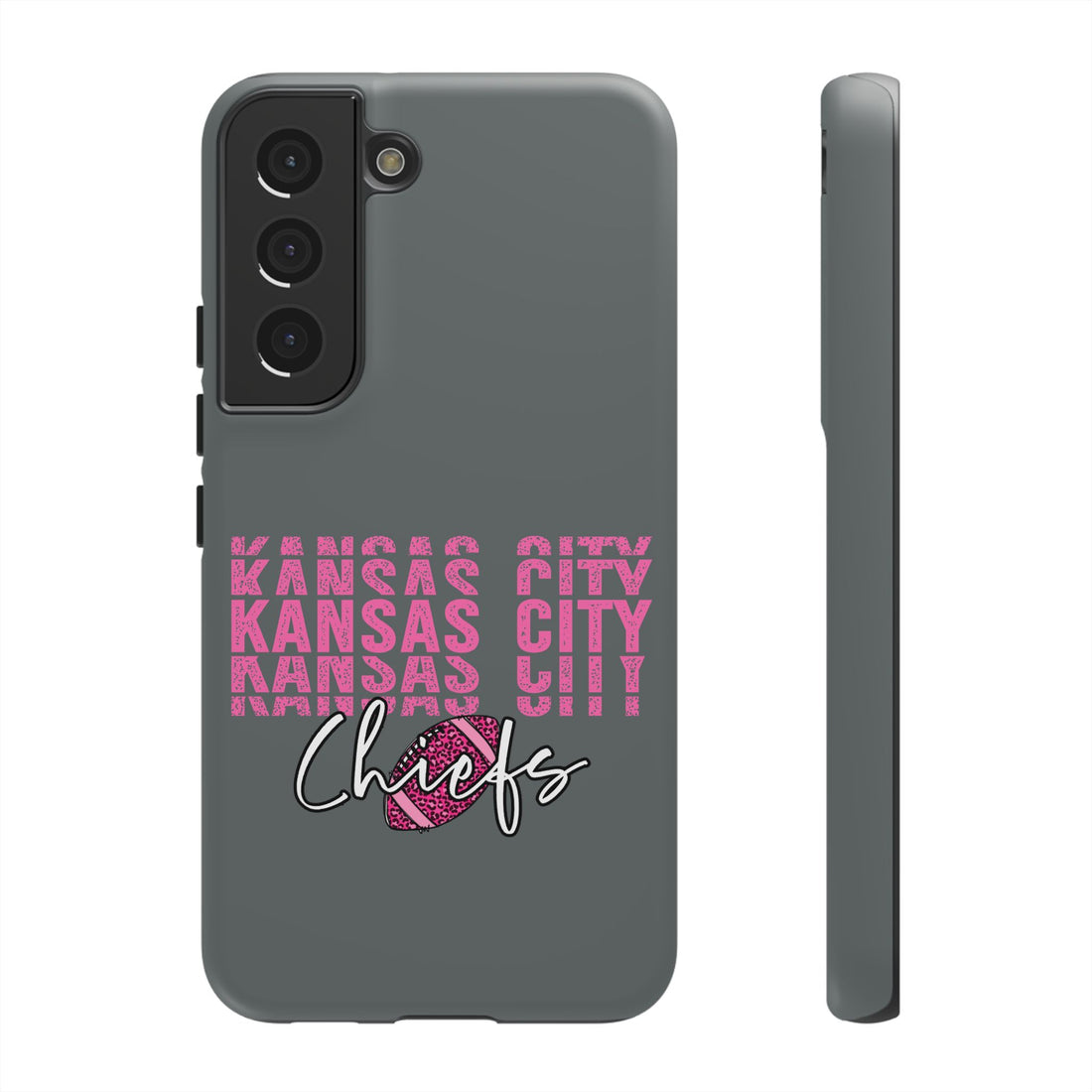 KC Football Pink Tough Cases