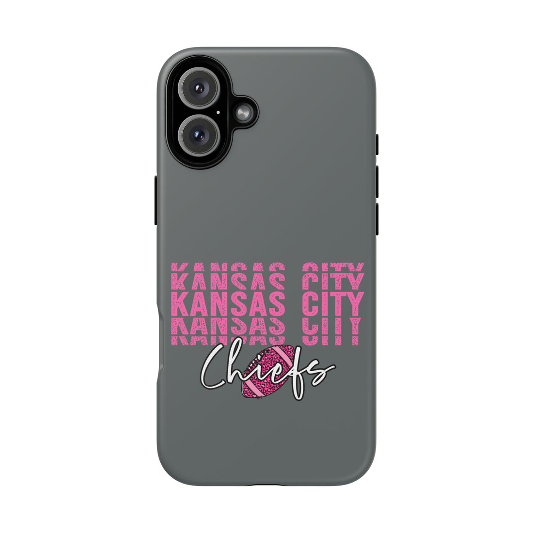 KC Football Pink Tough Cases