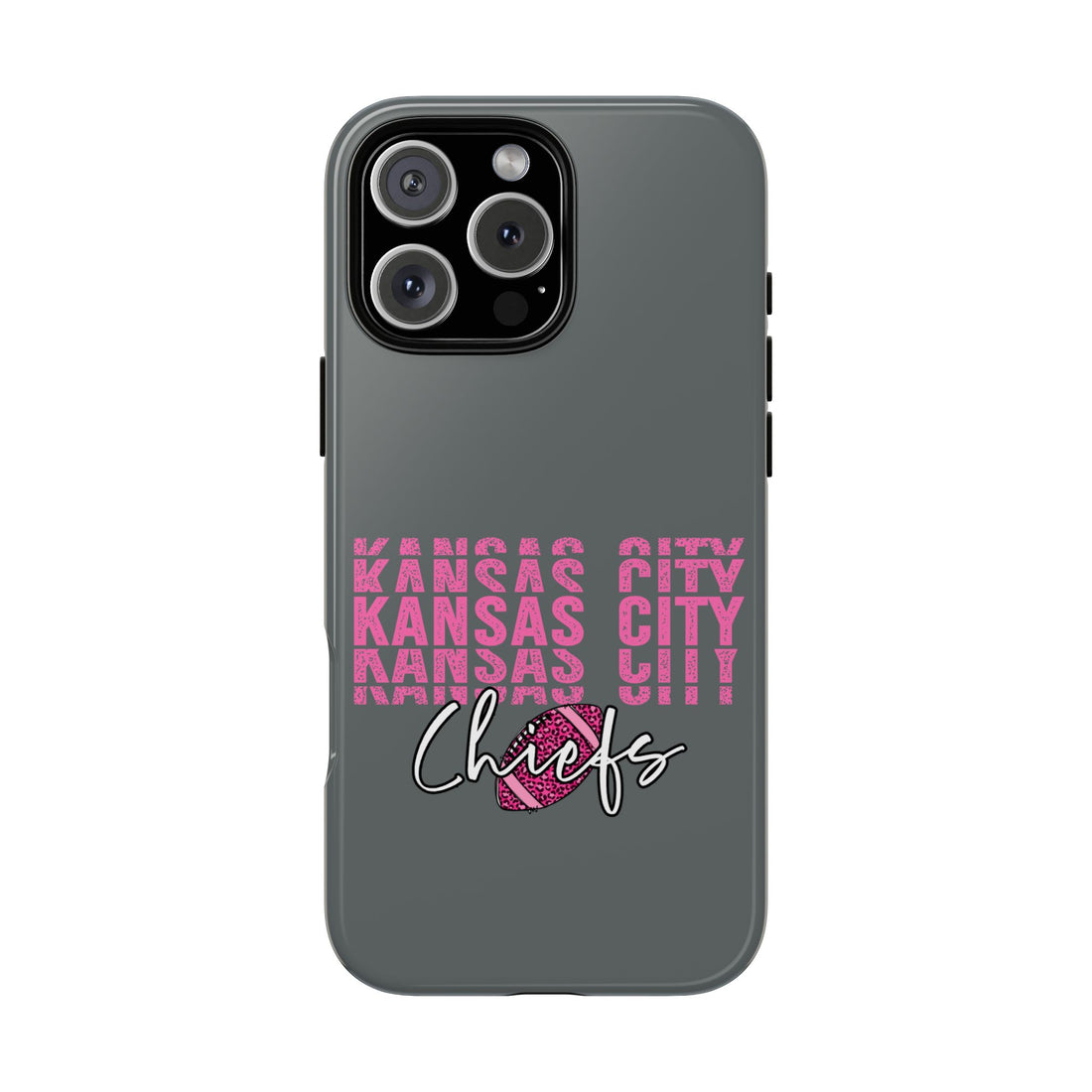 KC Football Pink Tough Cases