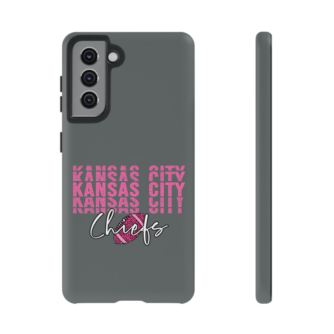 KC Football Pink Tough Cases