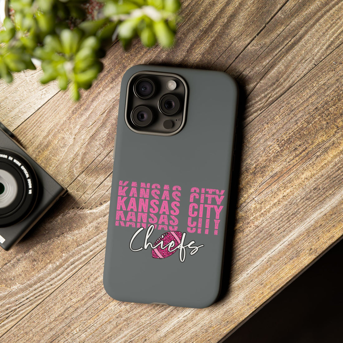 KC Football Pink Tough Cases