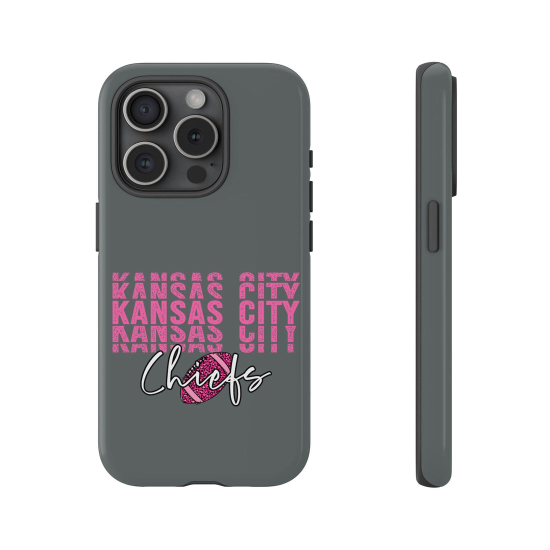 KC Football Pink Tough Cases