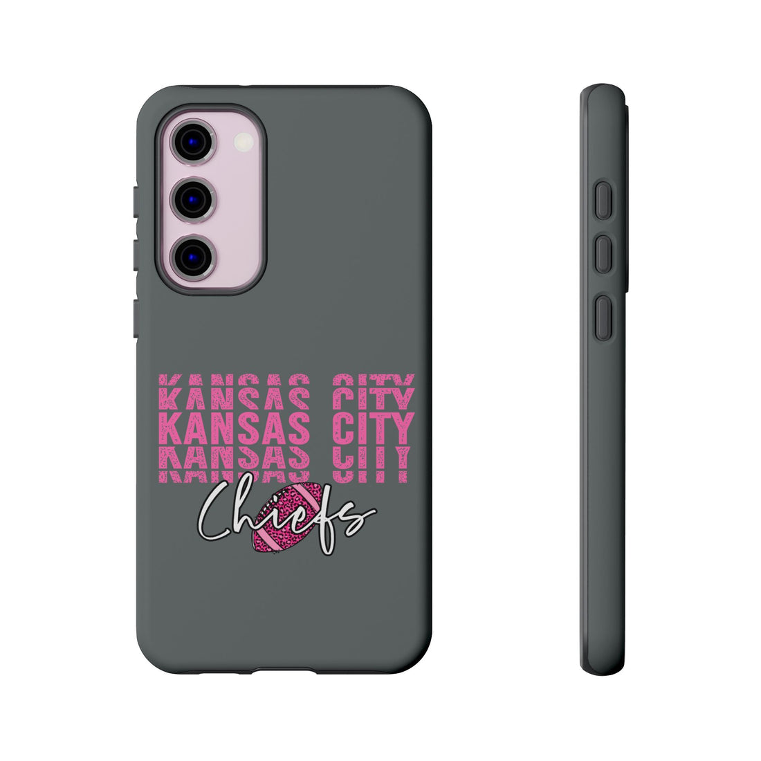 KC Football Pink Tough Cases