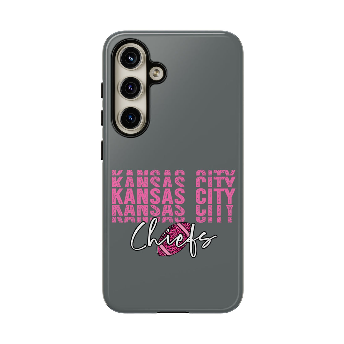 KC Football Pink Tough Cases