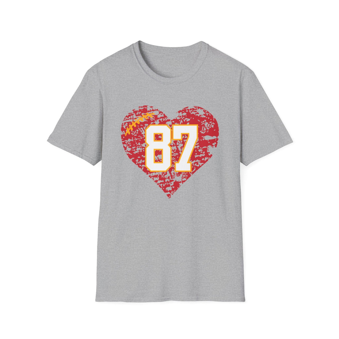 87 Red Heart Softstyle T-Shirt - T-Shirt - Positively Sassy - 87 Red Heart Softstyle T-Shirt