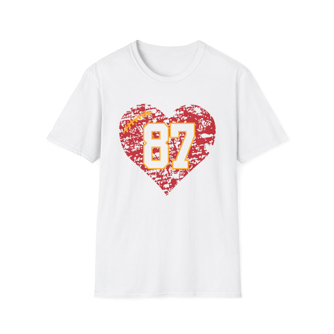 87 Red Heart Softstyle T-Shirt - T-Shirt - Positively Sassy - 87 Red Heart Softstyle T-Shirt