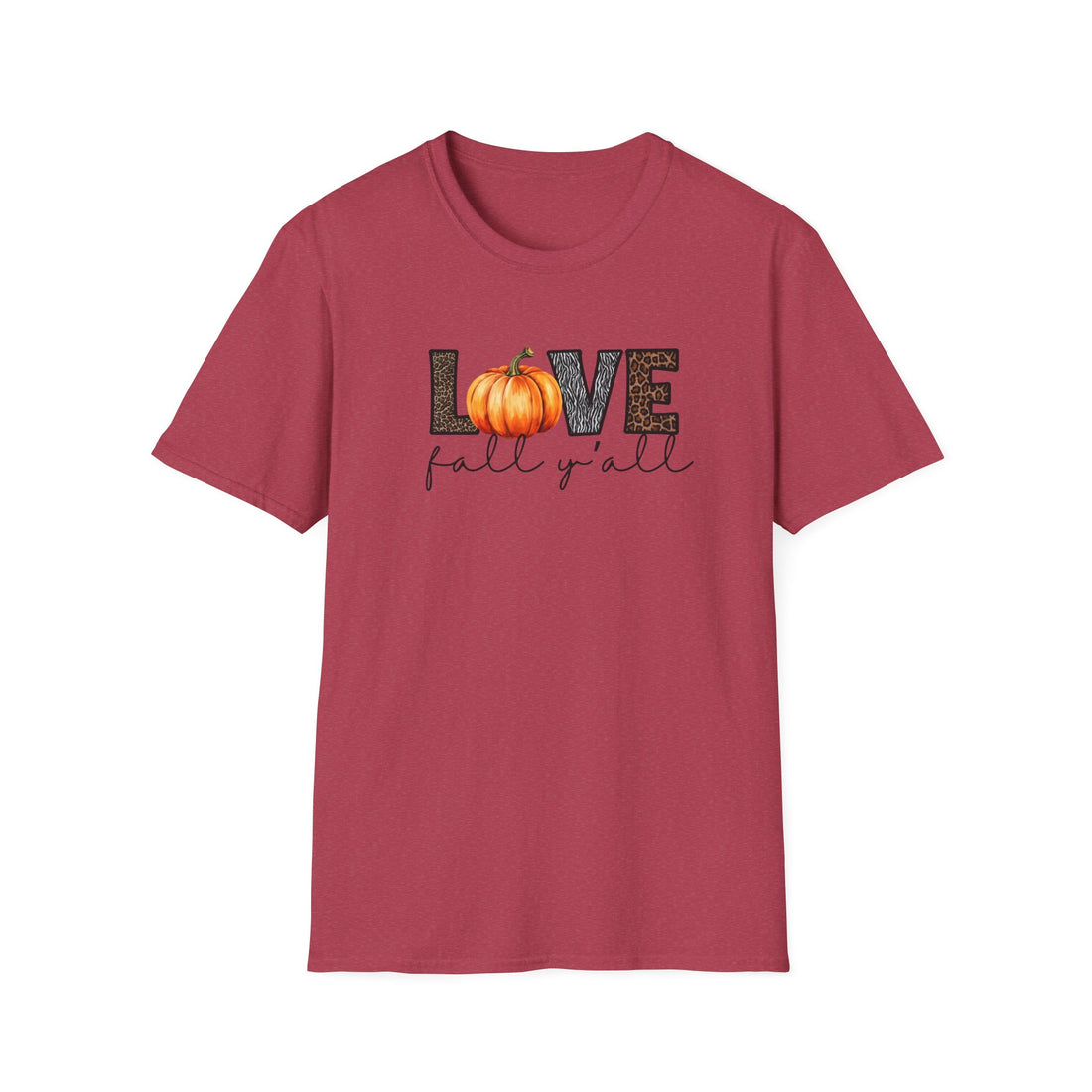 Autumn Vibes Pumpkin Love T-Shirt | Fall Fashion | Unisex Tee for Harvest Celebrations, Thanksgiving, Cozy Gatherings, Gifts