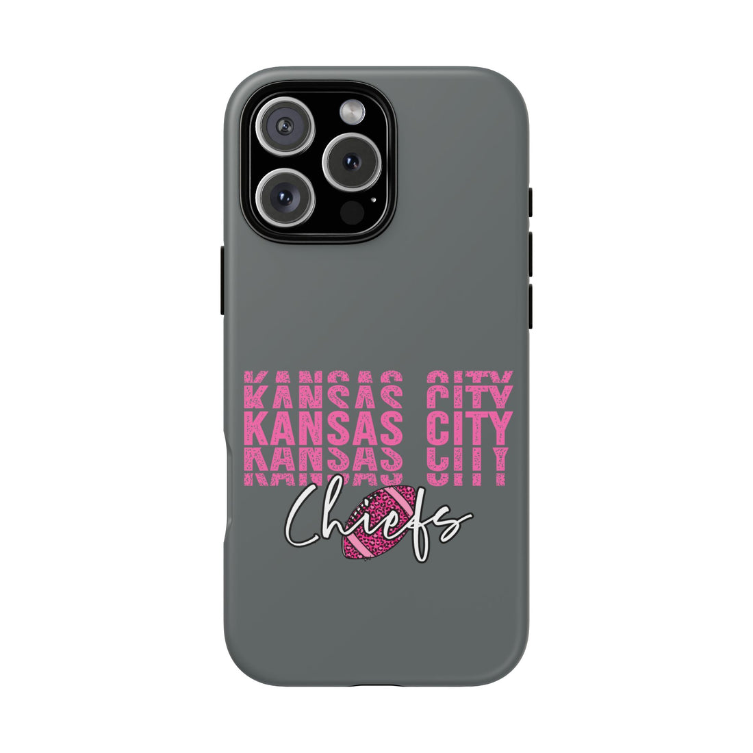 KC Football Pink Tough Cases