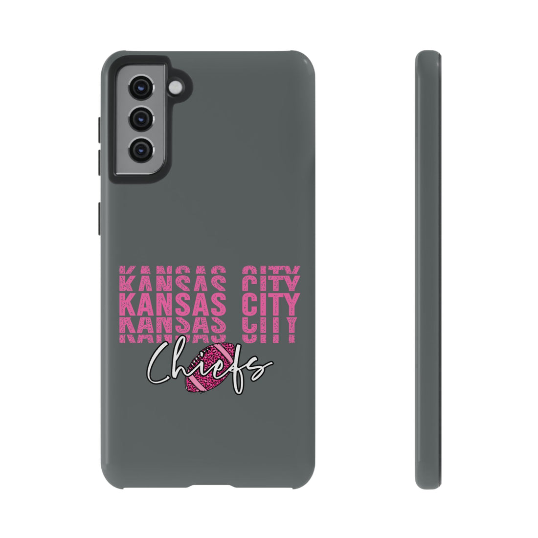 KC Football Pink Tough Cases