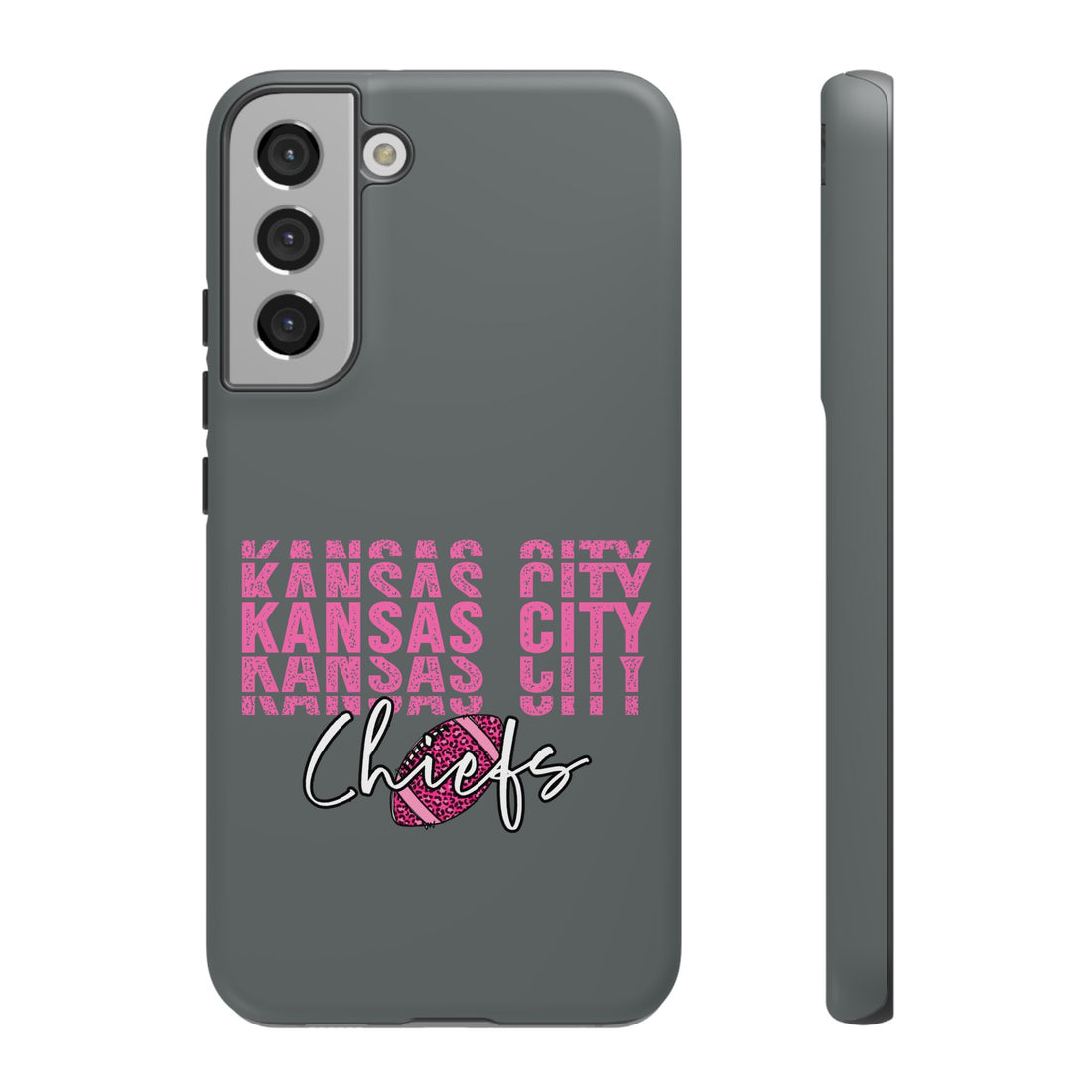 KC Football Pink Tough Cases