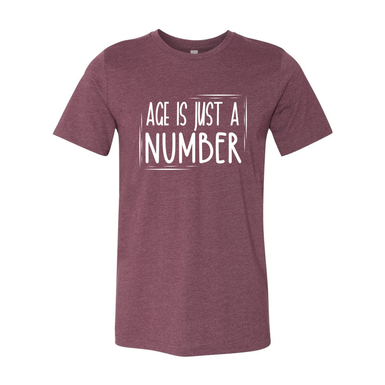 Age Is Just A Sleeve Jersey Tee - T-Shirts - Positively Sassy - Age Is Just A Sleeve Jersey Tee