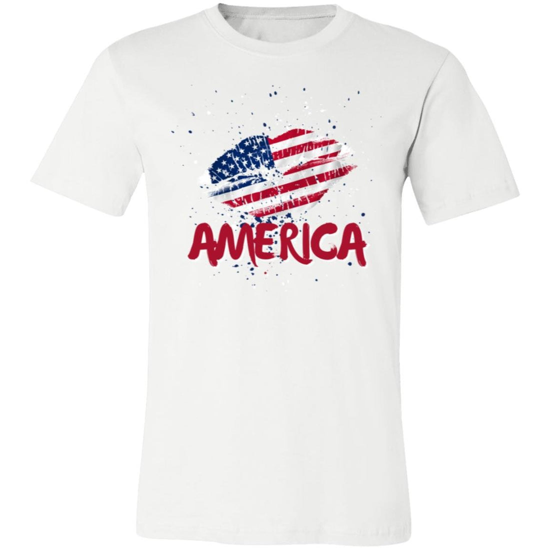 America Lips T-Shirt - T-Shirts - Positively Sassy - America Lips T-Shirt
