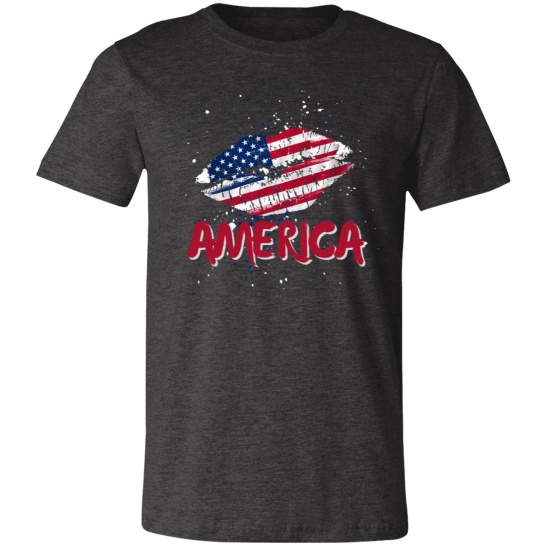 America Lips T-Shirt - T-Shirts - Positively Sassy - America Lips T-Shirt