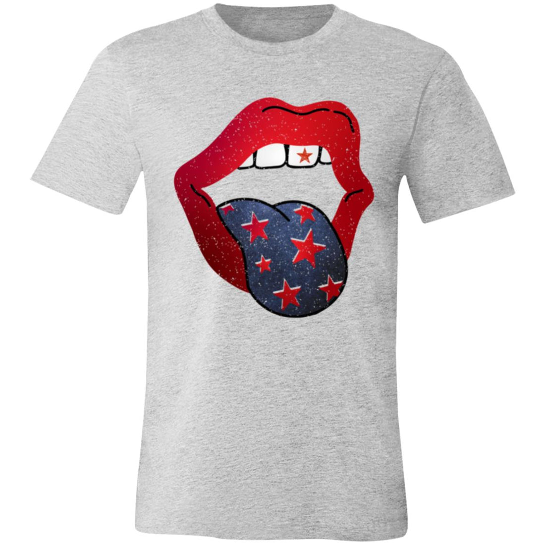American Lips T-Shirt - T-Shirts - Positively Sassy - American Lips T-Shirt