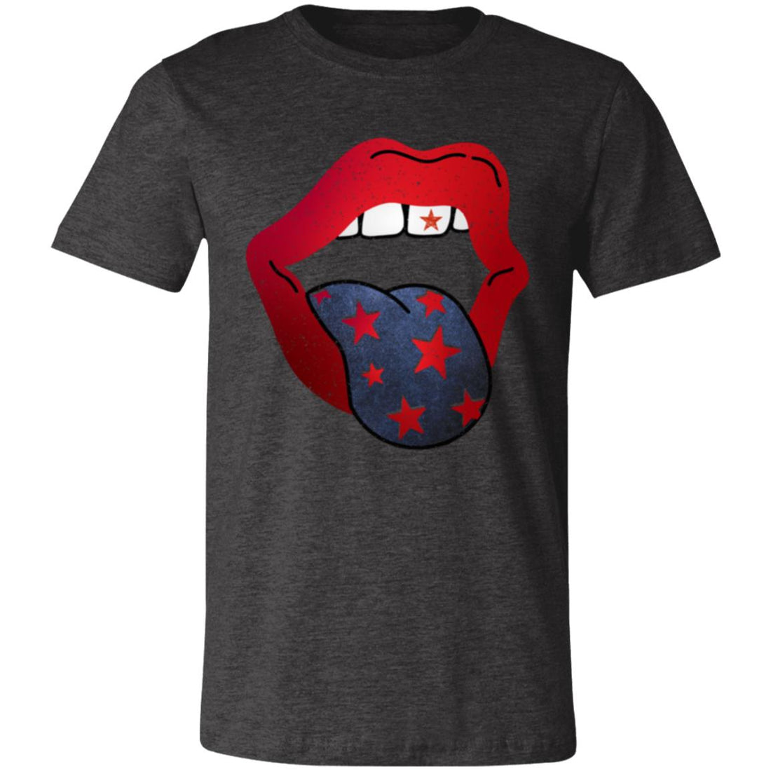 American Lips T-Shirt - T-Shirts - Positively Sassy - American Lips T-Shirt