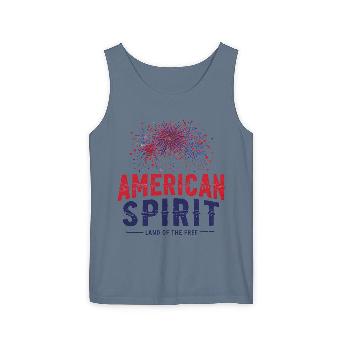 American Spirit Garment - Dyed Tank Top, Patriotic Summer Wear, Unisex Independence Day Shirt, 4th of July Outfit, Festival Apparel - Tank Top - Positively Sassy - American Spirit Garment - Dyed Tank Top, Patriotic Summer Wear, Unisex Independence Day Shirt, 4th of July Outfit, Festival Apparel