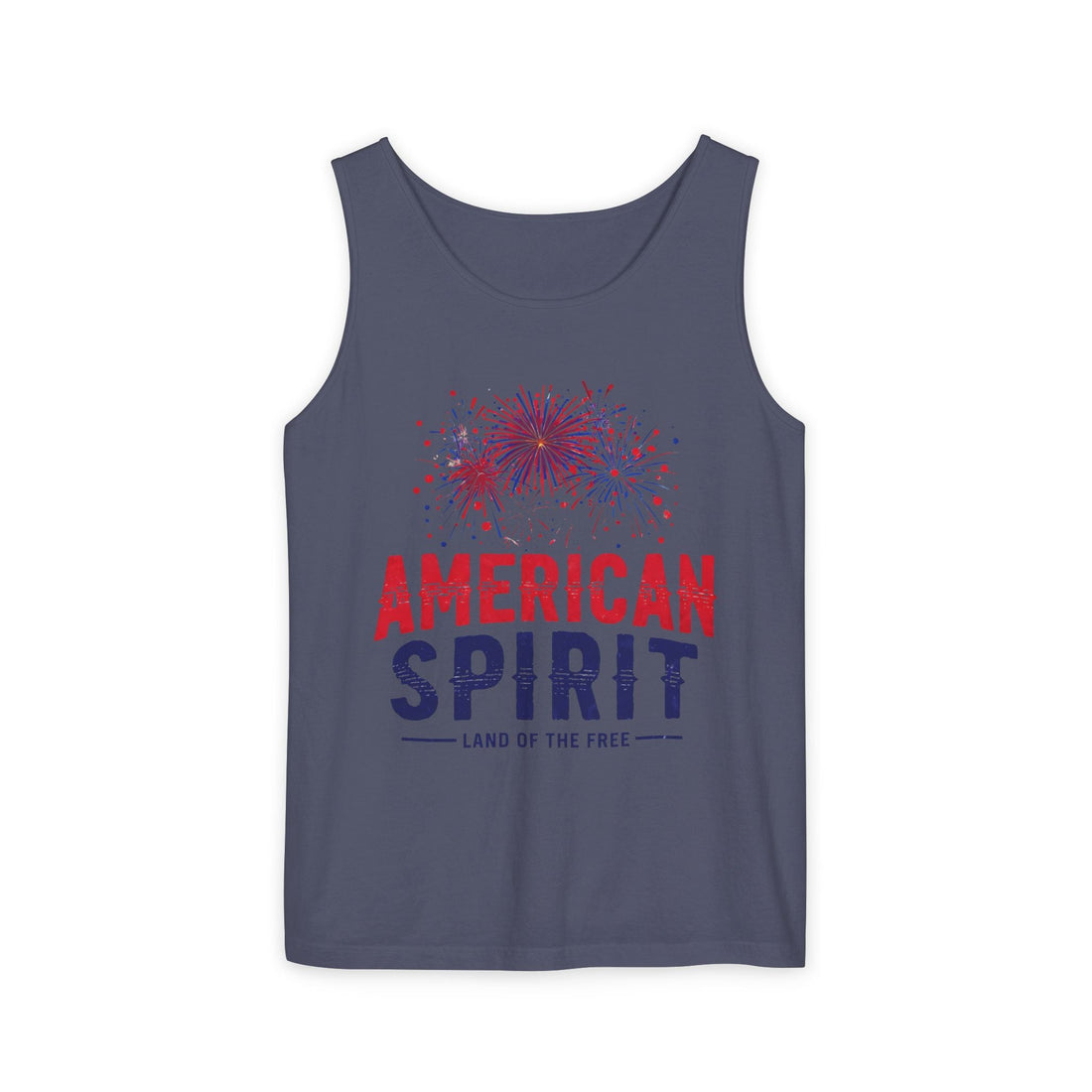 American Spirit Garment - Dyed Tank Top, Patriotic Summer Wear, Unisex Independence Day Shirt, 4th of July Outfit, Festival Apparel - Tank Top - Positively Sassy - American Spirit Garment - Dyed Tank Top, Patriotic Summer Wear, Unisex Independence Day Shirt, 4th of July Outfit, Festival Apparel