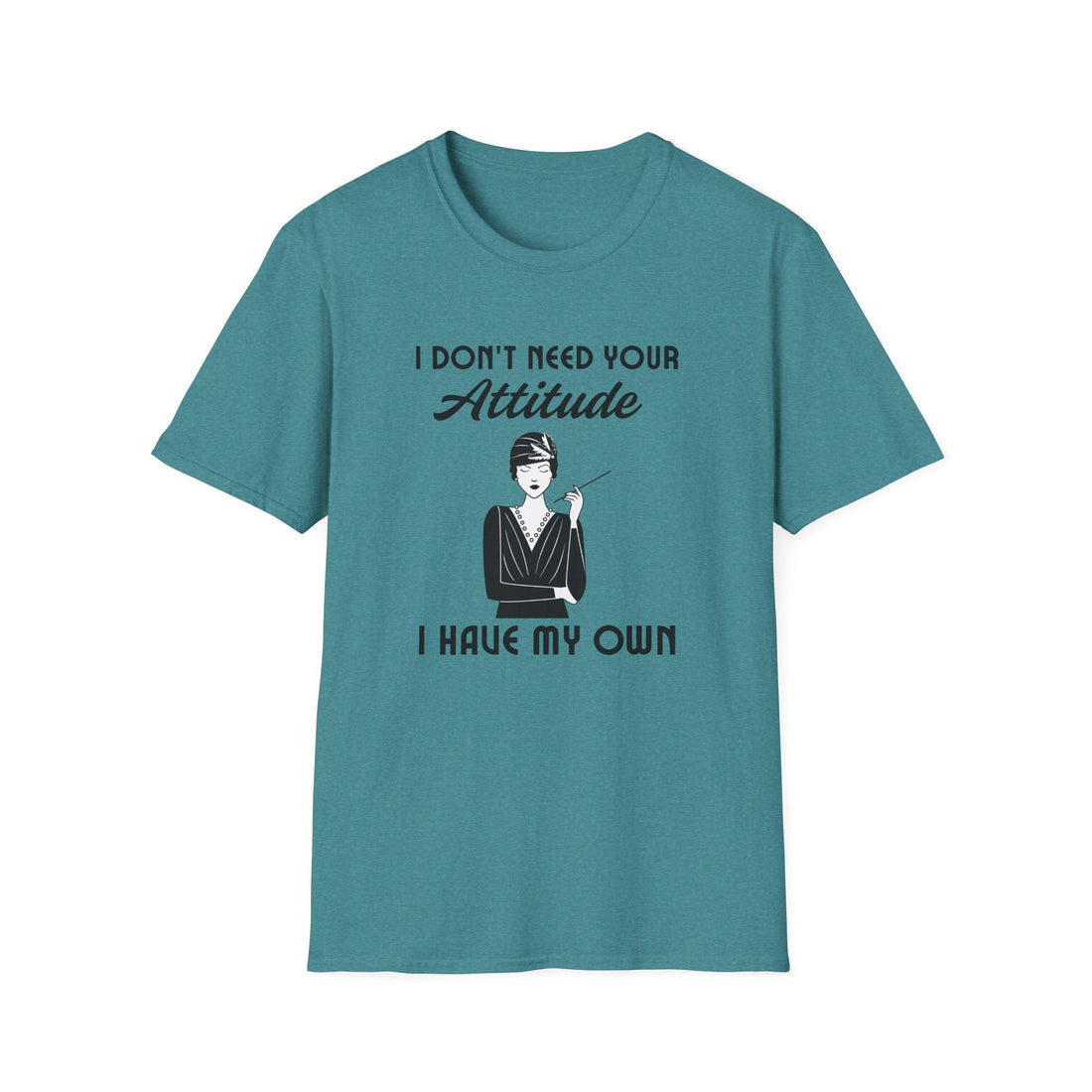 Attitude Quote Unisex T-Shirt - Fit for Friends, Gifts, Casual Outings, Express Yourself, Humor & Sarcasm - T-Shirt - Positively Sassy - Attitude Quote Unisex T-Shirt - Fit for Friends, Gifts, Casual Outings, Express Yourself, Humor & Sarcasm