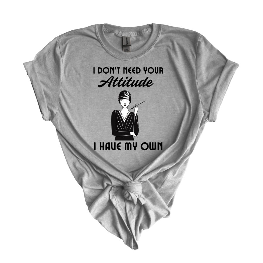 Attitude Quote Unisex T-Shirt - Fit for Friends, Gifts, Casual Outings, Express Yourself, Humor & Sarcasm - T-Shirt - Positively Sassy - Attitude Quote Unisex T-Shirt - Fit for Friends, Gifts, Casual Outings, Express Yourself, Humor & Sarcasm
