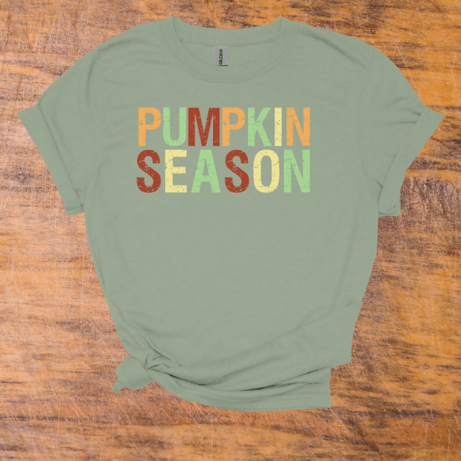 Autumn Pumpkin Season T-Shirt for Cozy Fall Vibes, Harvest Festival Tee, Perfect Gift for Halloween, Thanksgiving, Fall Fashion - T-Shirt - Positively Sassy - Autumn Pumpkin Season T-Shirt for Cozy Fall Vibes, Harvest Festival Tee, Perfect Gift for Halloween, Thanksgiving, Fall Fashion