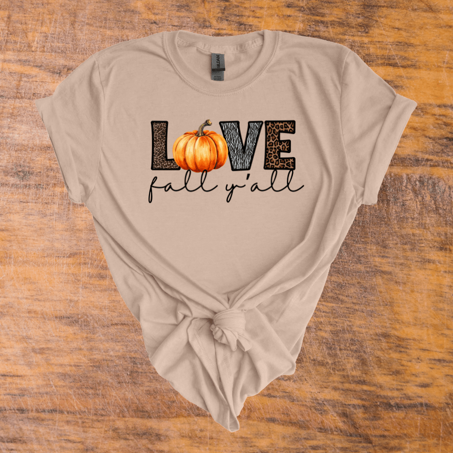 Autumn Vibes Pumpkin Love T-Shirt | Fall Fashion | Unisex Tee for Harvest Celebrations, Thanksgiving, Cozy Gatherings, Gifts - T-Shirt - Positively Sassy - Autumn Vibes Pumpkin Love T-Shirt | Fall Fashion | Unisex Tee for Harvest Celebrations, Thanksgiving, Cozy Gatherings, Gifts