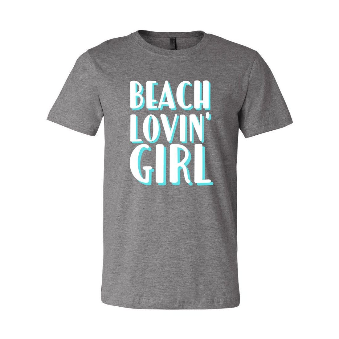 Beach Lovin' Girl Jersey Tee - T-Shirts - Positively Sassy - Beach Lovin' Girl Jersey Tee