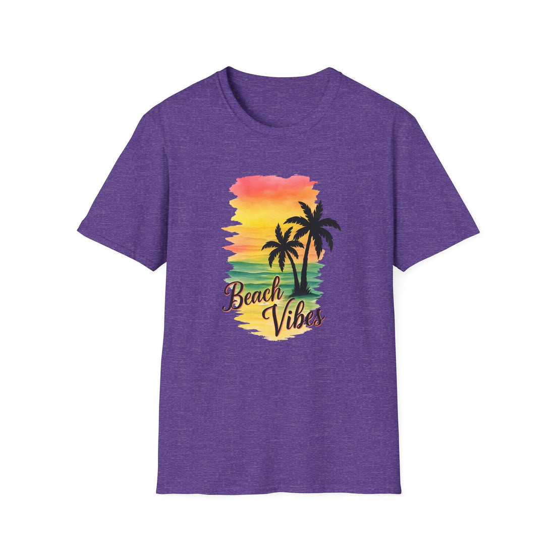 Beach Vibes T-Shirt | Unisex Softstyle Tee for Summer, Beach Getaways, Vacation, Ideal Gift for Ocean Lovers - T-Shirt - Positively Sassy - Beach Vibes T-Shirt | Unisex Softstyle Tee for Summer, Beach Getaways, Vacation, Ideal Gift for Ocean Lovers