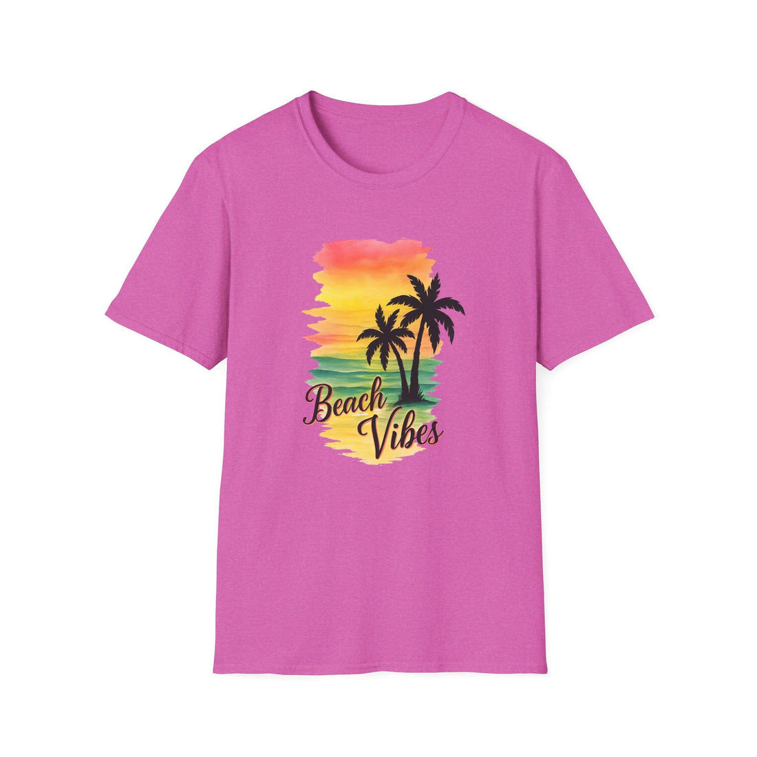 Beach Vibes T-Shirt | Unisex Softstyle Tee for Summer, Beach Getaways, Vacation, Ideal Gift for Ocean Lovers - T-Shirt - Positively Sassy - Beach Vibes T-Shirt | Unisex Softstyle Tee for Summer, Beach Getaways, Vacation, Ideal Gift for Ocean Lovers
