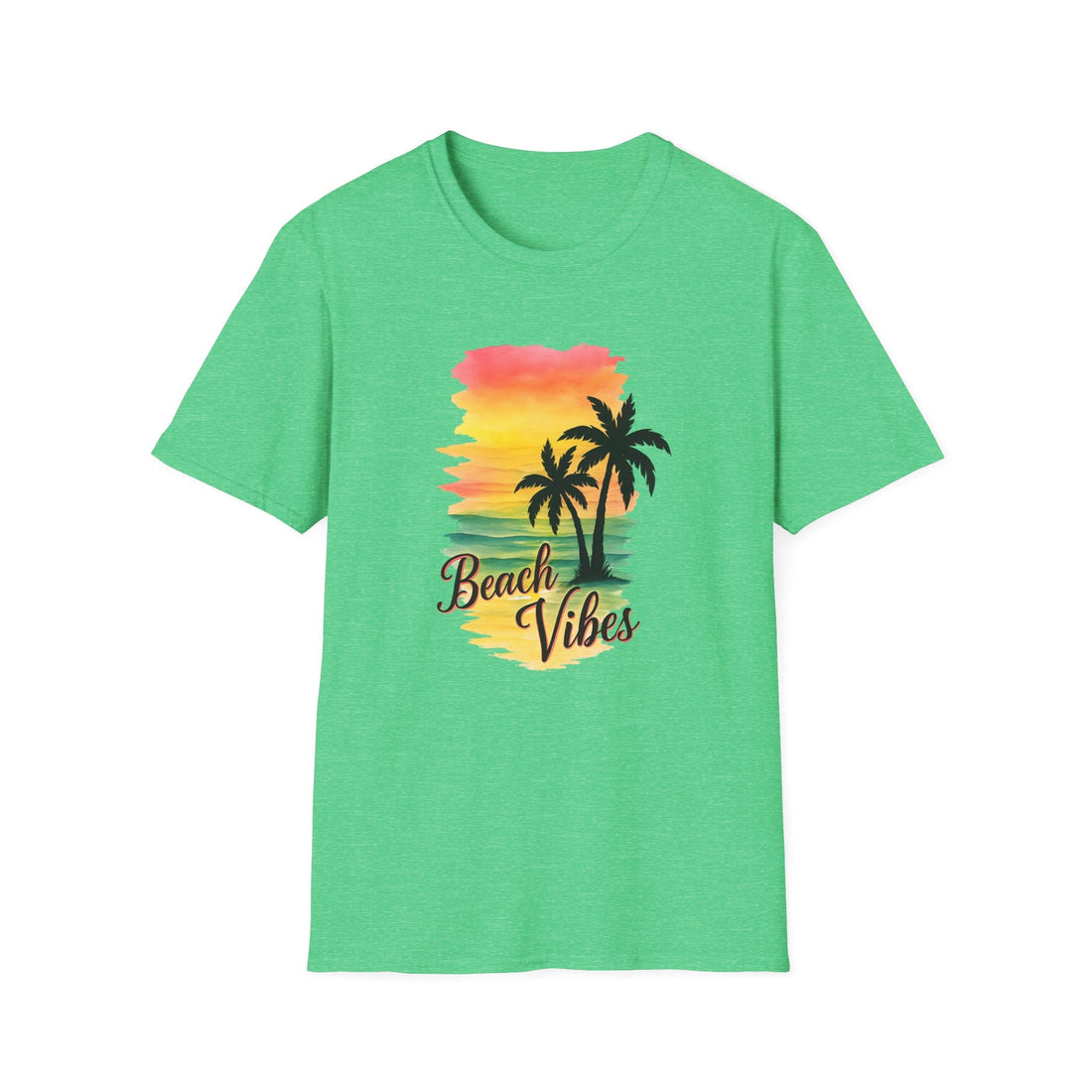 Beach Vibes T-Shirt | Unisex Softstyle Tee for Summer, Beach Getaways, Vacation, Ideal Gift for Ocean Lovers - T-Shirt - Positively Sassy - Beach Vibes T-Shirt | Unisex Softstyle Tee for Summer, Beach Getaways, Vacation, Ideal Gift for Ocean Lovers