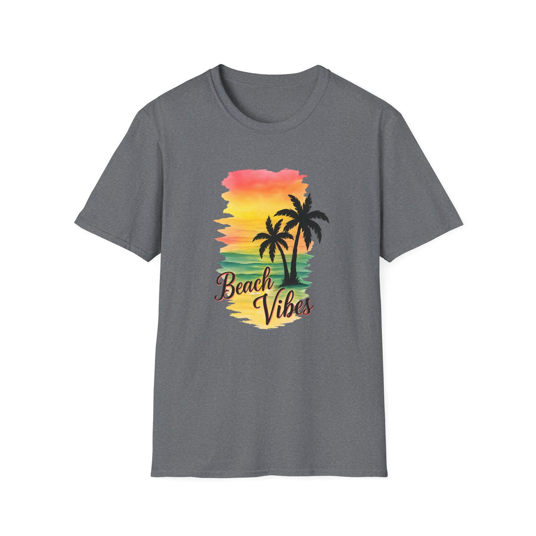 Beach Vibes T-Shirt | Unisex Softstyle Tee for Summer, Beach Getaways, Vacation, Ideal Gift for Ocean Lovers - T-Shirt - Positively Sassy - Beach Vibes T-Shirt | Unisex Softstyle Tee for Summer, Beach Getaways, Vacation, Ideal Gift for Ocean Lovers