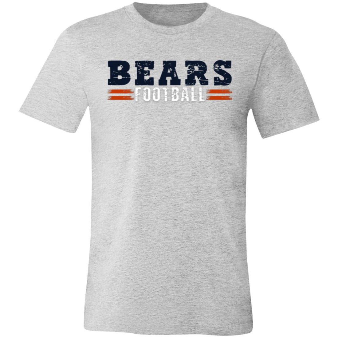 Bears Football Bella 3001 - T - Shirts - Positively Sassy - Bears Football Bella 3001