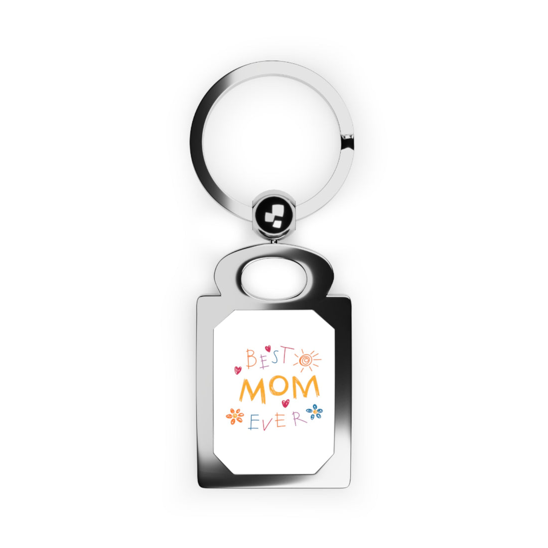 Best Mom Ever Crayon Photo Keyring - Accessories - Positively Sassy - Best Mom Ever Crayon Photo Keyring
