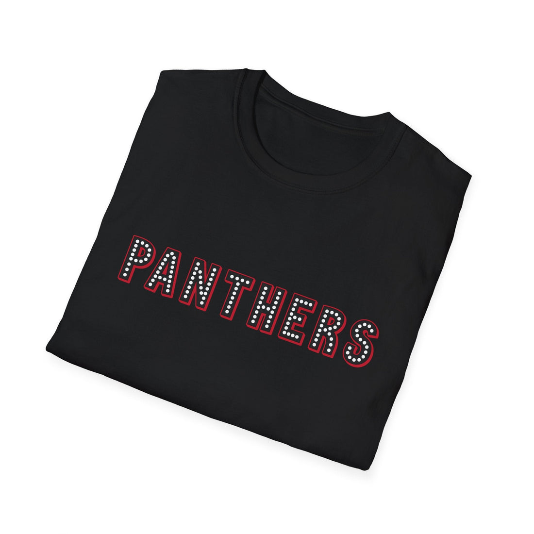 Black Panthers Unisex Softstyle T-Shirt - Perfect for Game Day, Sports Fans, and Pet Lovers - T-Shirt - Positively Sassy - Black Panthers Unisex Softstyle T-Shirt - Perfect for Game Day, Sports Fans, and Pet Lovers