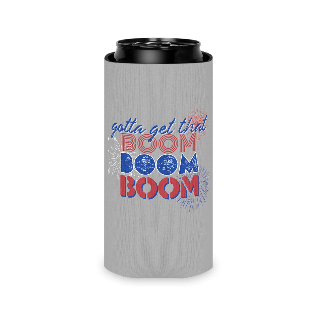 Boom Boom Boom Can Cooler Koozie - Accessories - Positively Sassy - Boom Boom Boom Can Cooler Koozie