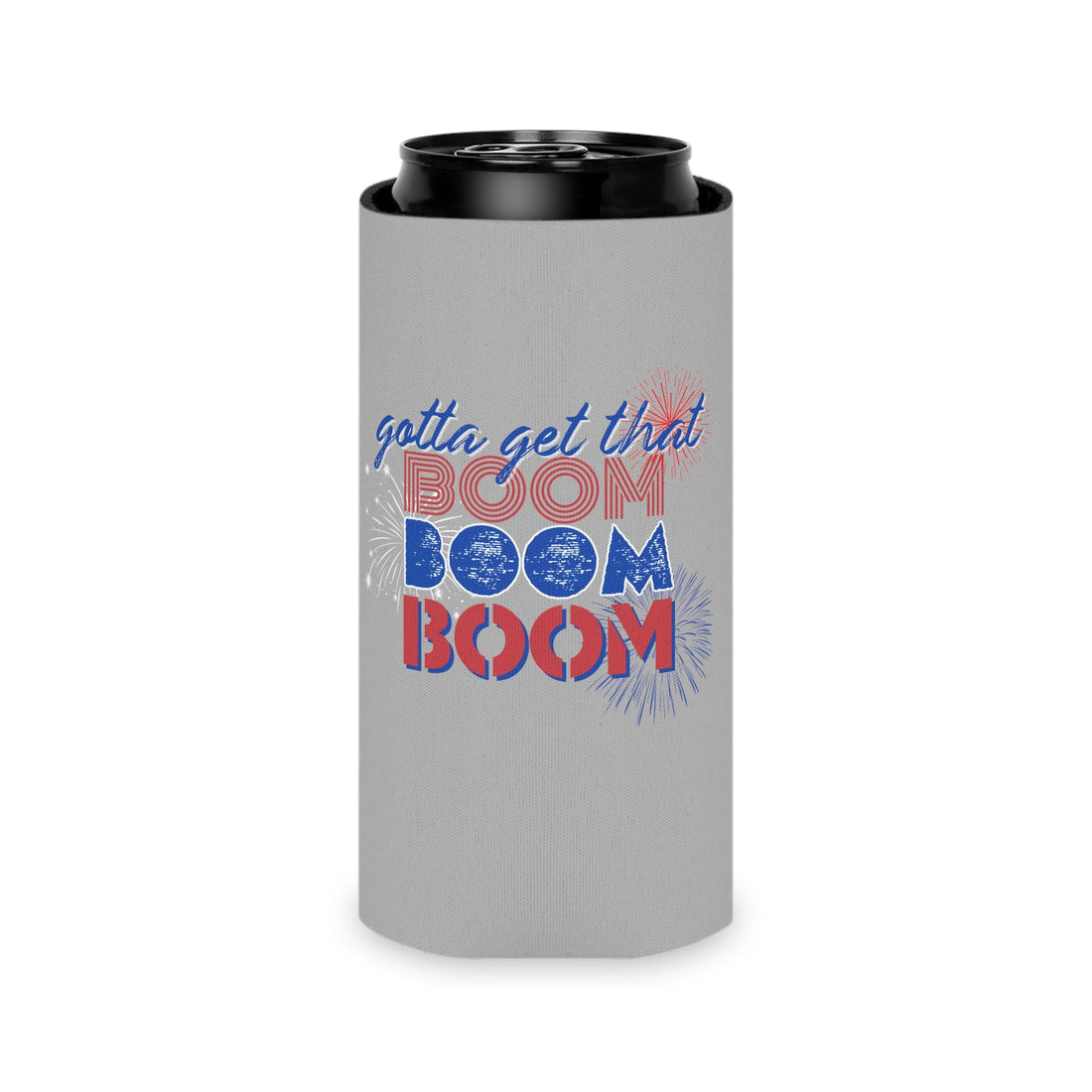 Boom Boom Boom Can Cooler Koozie - Accessories - Positively Sassy - Boom Boom Boom Can Cooler Koozie