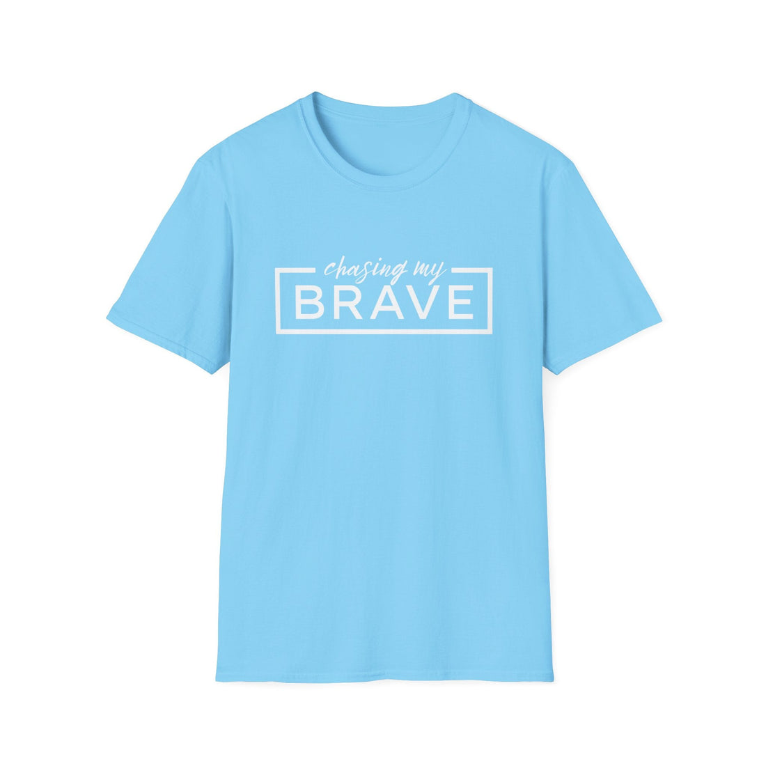 Brave Inspirational T-Shirt | Motivational Gift, Everyday Wear, Self - Love Statement, Softstyle Tee, Unisex Apparel - T-Shirt - Positively Sassy - Brave Inspirational T-Shirt | Motivational Gift, Everyday Wear, Self - Love Statement, Softstyle Tee, Unisex Apparel
