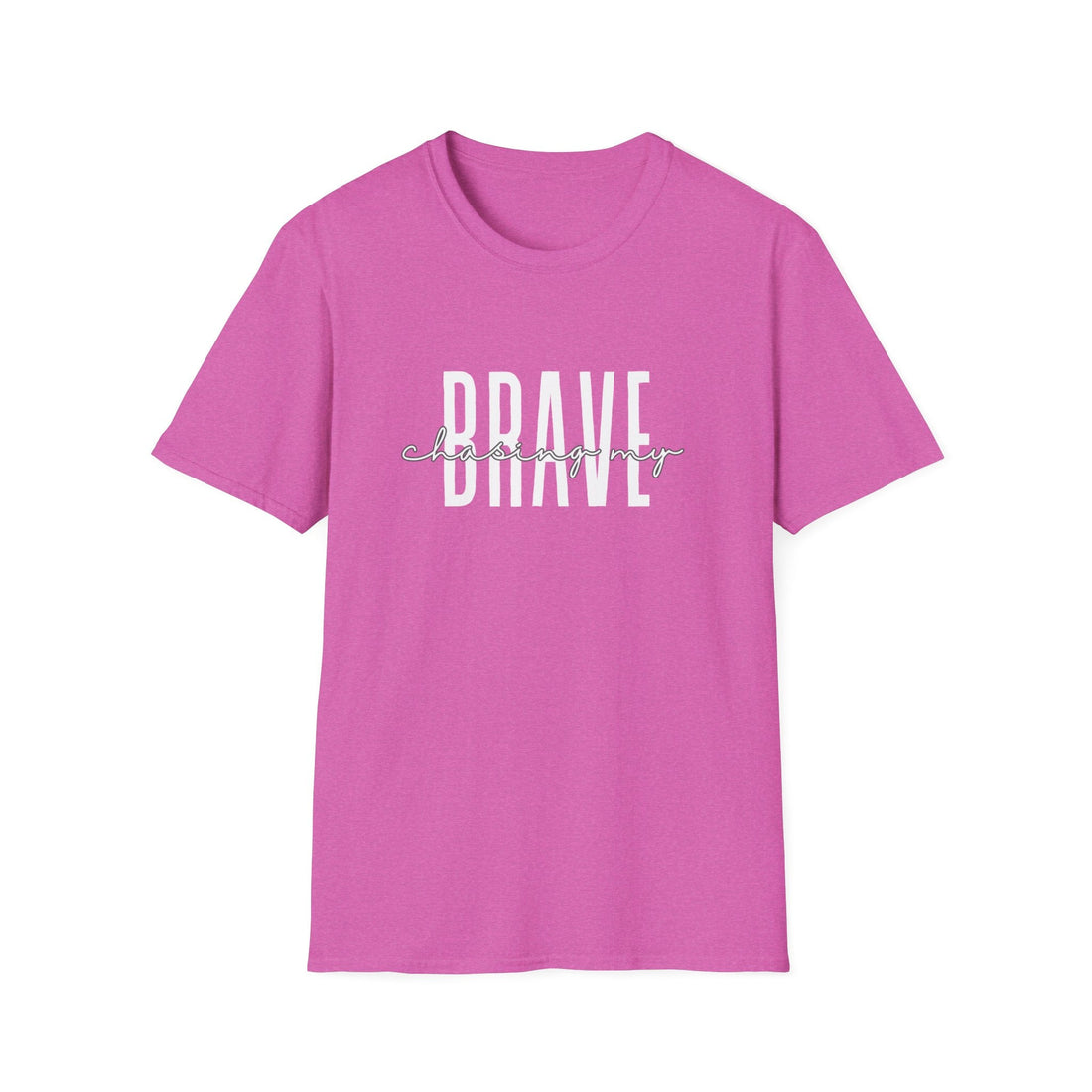 Brave Unisex Softstyle T-Shirt, Inspirational Tee, Motivational Shirt, Casual Wear, Gifts for Her, Gifts for Him - T-Shirt - Positively Sassy - Brave Unisex Softstyle T-Shirt, Inspirational Tee, Motivational Shirt, Casual Wear, Gifts for Her, Gifts for Him