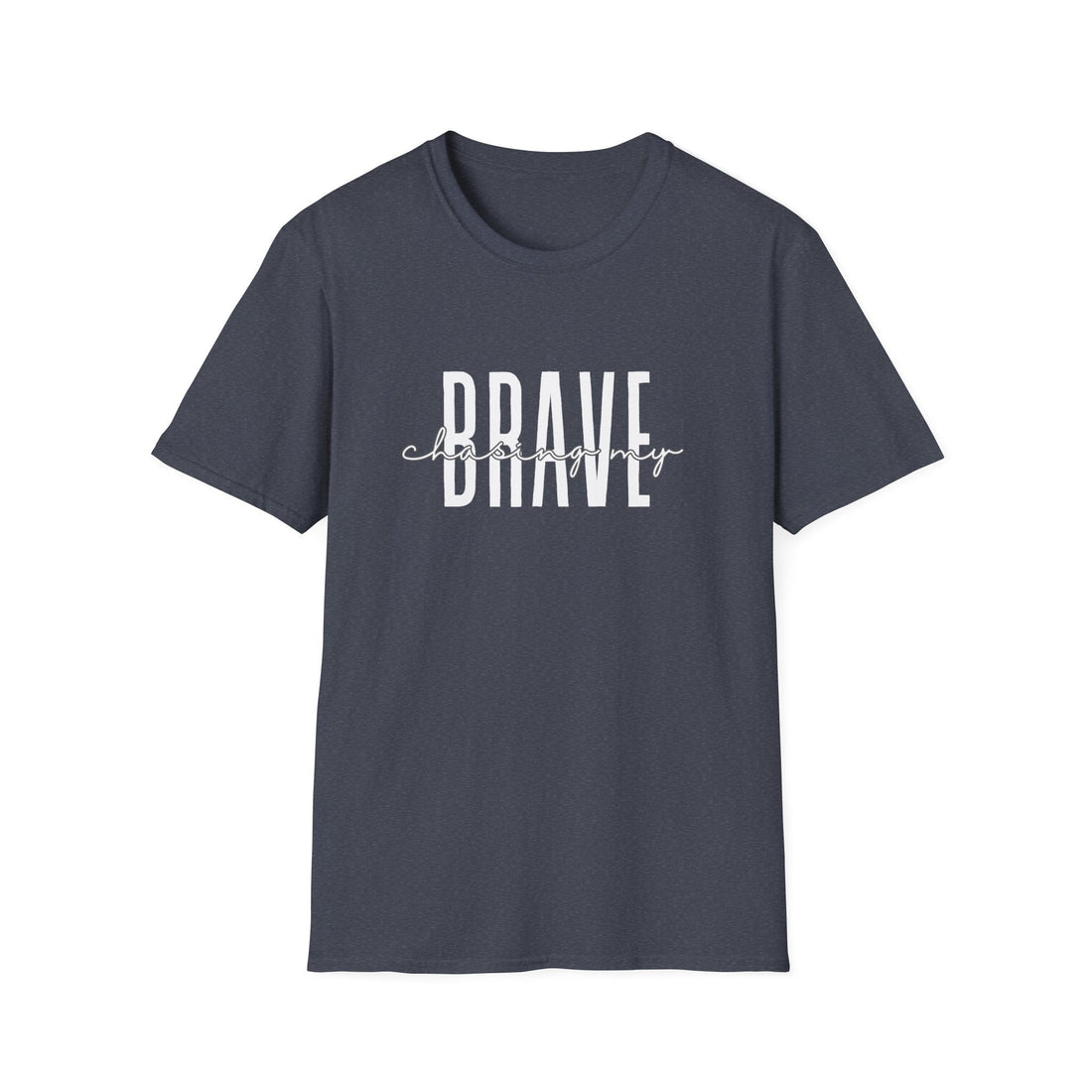 Brave Unisex Softstyle T-Shirt, Inspirational Tee, Motivational Shirt, Casual Wear, Gifts for Her, Gifts for Him - T-Shirt - Positively Sassy - Brave Unisex Softstyle T-Shirt, Inspirational Tee, Motivational Shirt, Casual Wear, Gifts for Her, Gifts for Him
