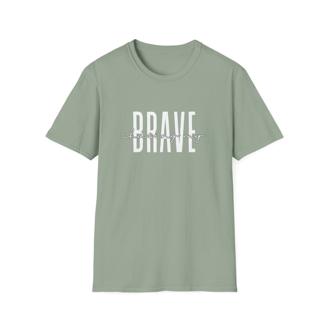 Brave Unisex Softstyle T-Shirt, Inspirational Tee, Motivational Shirt, Casual Wear, Gifts for Her, Gifts for Him - T-Shirt - Positively Sassy - Brave Unisex Softstyle T-Shirt, Inspirational Tee, Motivational Shirt, Casual Wear, Gifts for Her, Gifts for Him