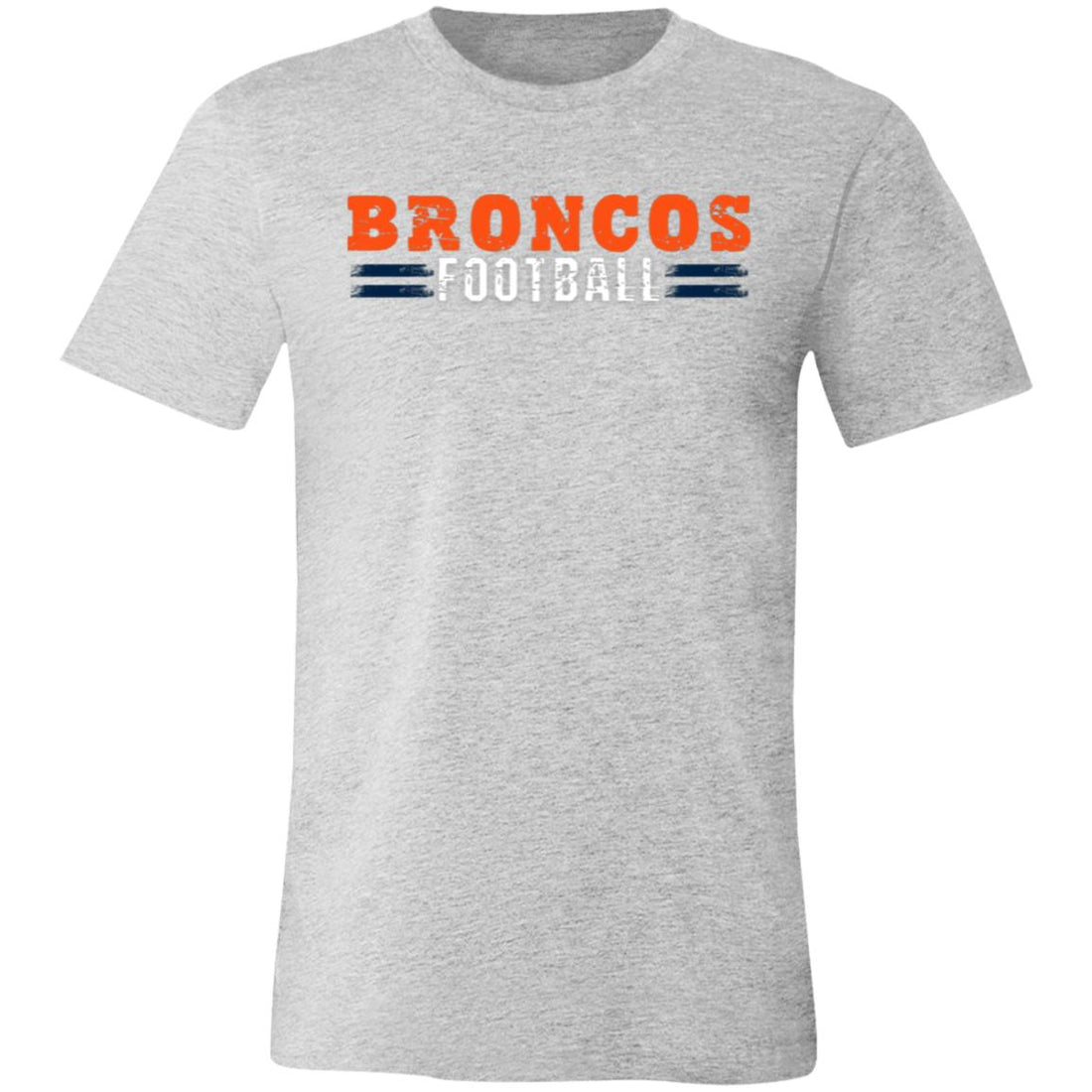 Broncos Football Bella 3001 - T - Shirts - Positively Sassy - Broncos Football Bella 3001