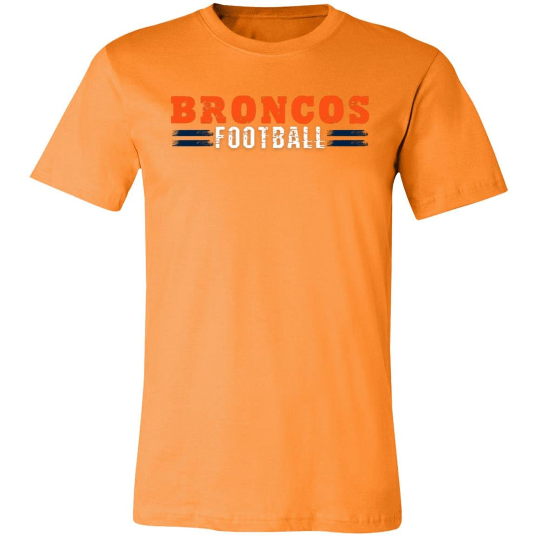 Broncos Football Bella 3001 - T - Shirts - Positively Sassy - Broncos Football Bella 3001