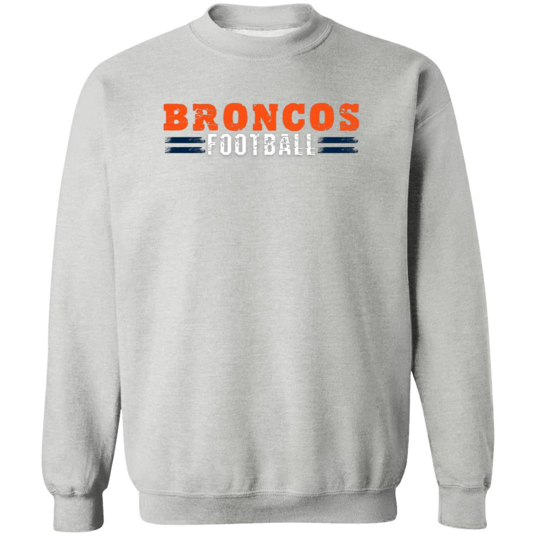 Broncos Football Gildan Crewneck - Sweatshirts - Positively Sassy - Broncos Football Gildan Crewneck