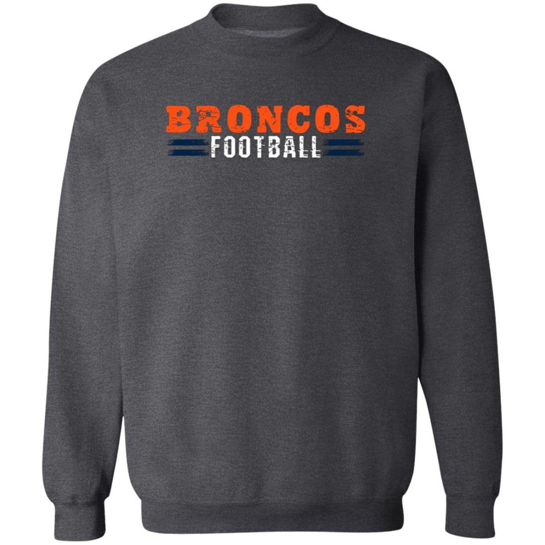 Broncos Football Gildan Crewneck - Sweatshirts - Positively Sassy - Broncos Football Gildan Crewneck