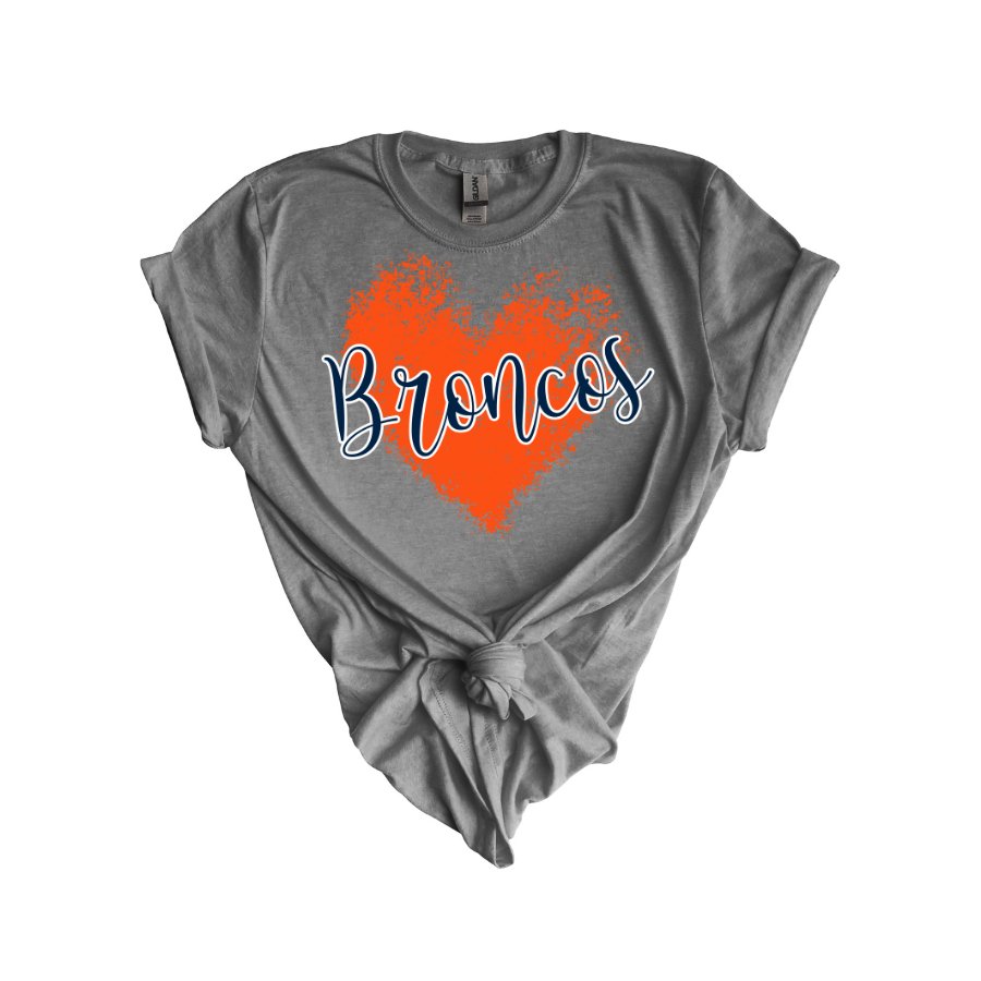 Broncos LOVE Gildan 64000 - T - Shirt - Positively Sassy - Broncos LOVE Gildan 64000