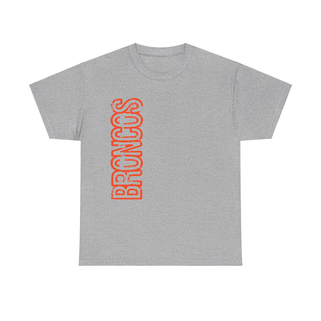 Broncos Vertical Gildan 5000 - T - Shirt - Positively Sassy - Broncos Vertical Gildan 5000