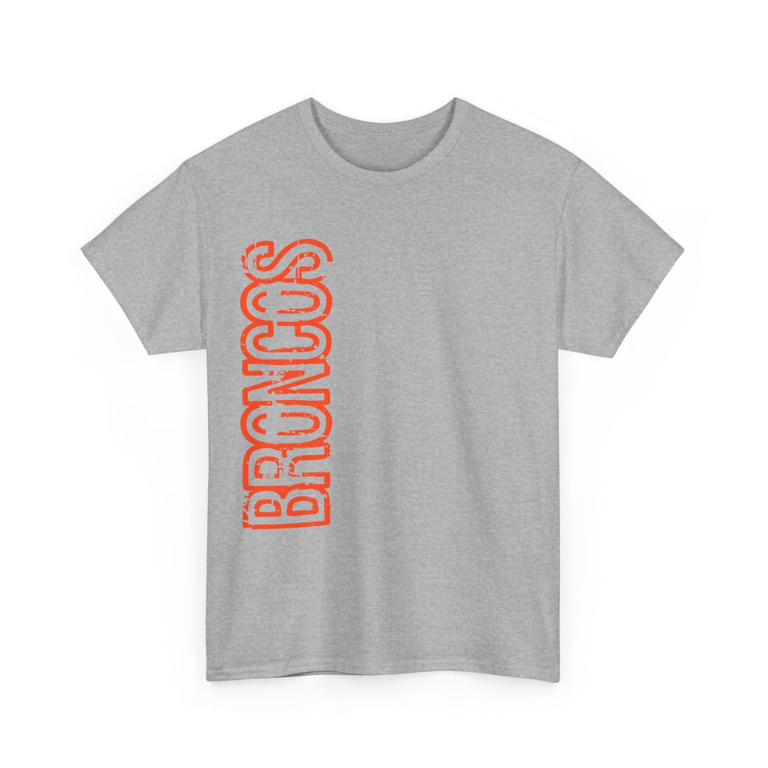 Broncos Vertical Gildan 5000 - T - Shirt - Positively Sassy - Broncos Vertical Gildan 5000