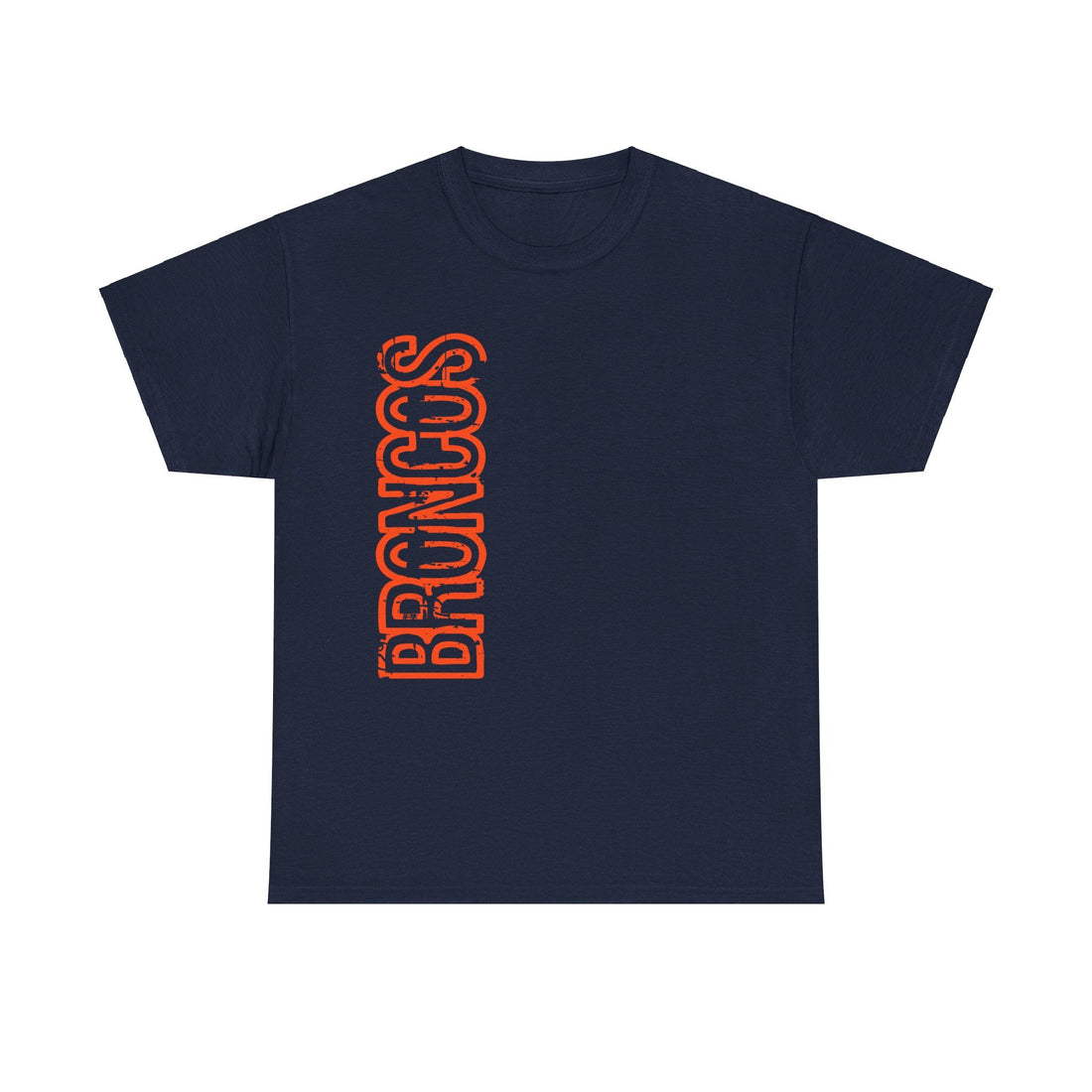 Broncos Vertical Gildan 5000 - T - Shirt - Positively Sassy - Broncos Vertical Gildan 5000